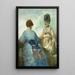 La promenade - Gustave Doré — gerahmtes Bild an der Wand