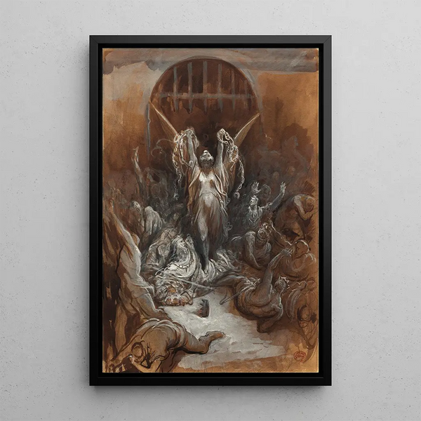 Freiheit - Gustave Doré — gerahmtes Bild an der Wand