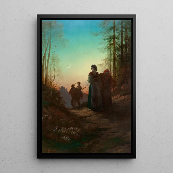 Lorraine - Gustave Doré — gerahmtes Bild an der Wand