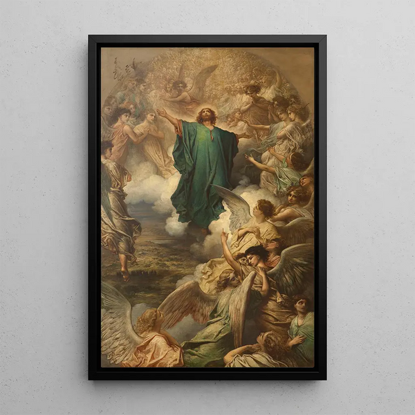 L'Ascension - Gustave Doré — gerahmtes Bild an der Wand