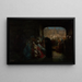 La Maison de Caïphe - Gustave Doré — gerahmtes Bild an der Wand