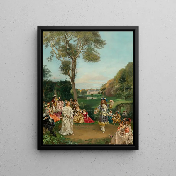 Gustave Jean Jacquet - La danse Chteau de Kerduel Comte de Champagny.webp