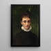 Die Herzogin von Talleyrand-Périgord - Gustave Jean Jacquet — gerahmtes Bild an der Wand