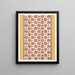 Deckenbild des Grabes von Hou Gournet Mourra - Gustave Jaquier — gerahmtes Bild an der Wand