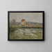 Barrage de Pontoise - Gustave Loiseau — gerahmtes Bild an der Wand