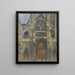L'Église de Saint-Jacques Dieppe - Gustave Loiseau — gerahmtes Bild an der Wand
