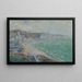 Die Strand von Fécamp - Gustave Loiseau — gerahmtes Bild an der Wand