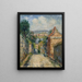 Die Straße Thuringe Bonsecours Rouen - Gustave Loiseau — gerahmtes Bild an der Wand