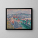 Le port de Fécamp, Normandie - Gustave Loiseau — gerahmtes Bild an der Wand