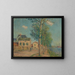 Der Weg am Flussufer - Gustave Loiseau — gerahmtes Bild an der Wand