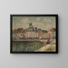 Der Quai Duquesne, Dieppe - Gustave Loiseau — gerahmtes Bild an der Wand