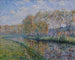 Die Ufer der Eure am Morgen in Saint-Cyr-du-Vaudreuil - Gustave Loiseau — Ansicht des Kunstwerks