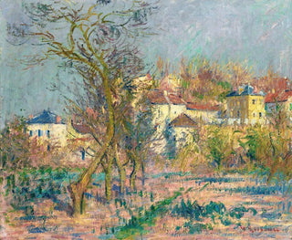 L'Hermitage, blühende Schlehen - Gustave Loiseau — Ansicht des Kunstwerks
