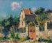 Haus La Grille Rose, Umgebung von Pontoise - Gustave Loiseau — Ansicht des Kunstwerks