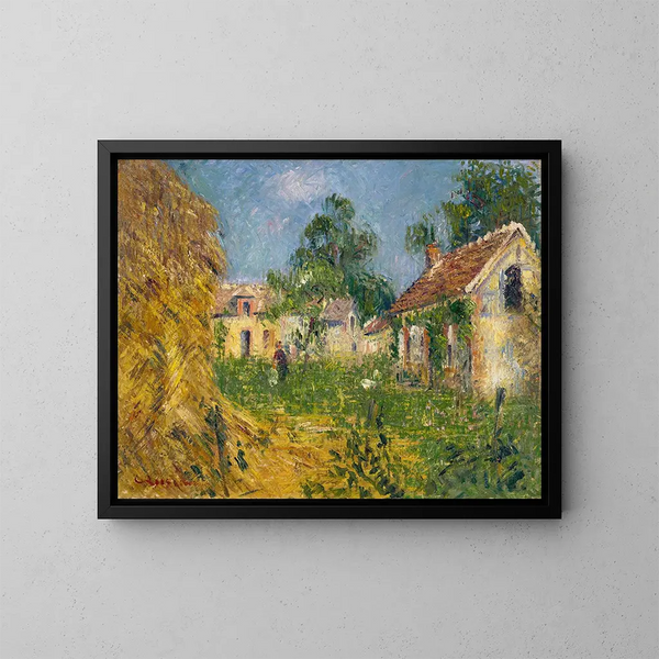 Kleine Farm im Calvados - Gustave Loiseau — gerahmtes Bild an der Wand