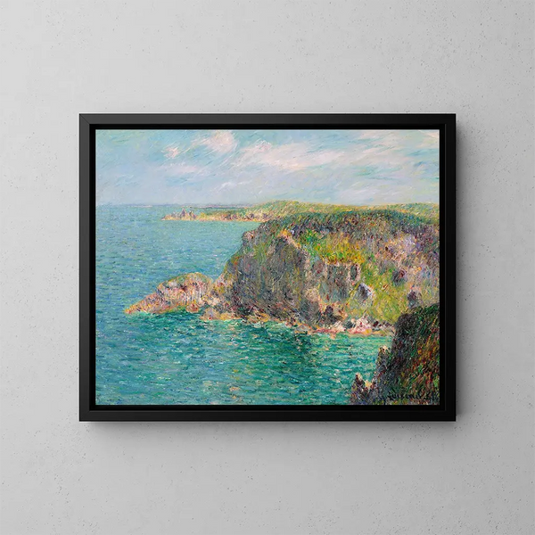 Rocher de la Teignouse, Cap Fréhel - Gustave Loiseau — gerahmtes Bild an der Wand
