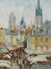 Rue de l'Épicerie, Rouen - Gustave Loiseau — Ansicht des Kunstwerks