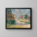 Rue Saint-Cyr-du-Vaudreuil - Gustave Loiseau — gerahmtes Bild an der Wand