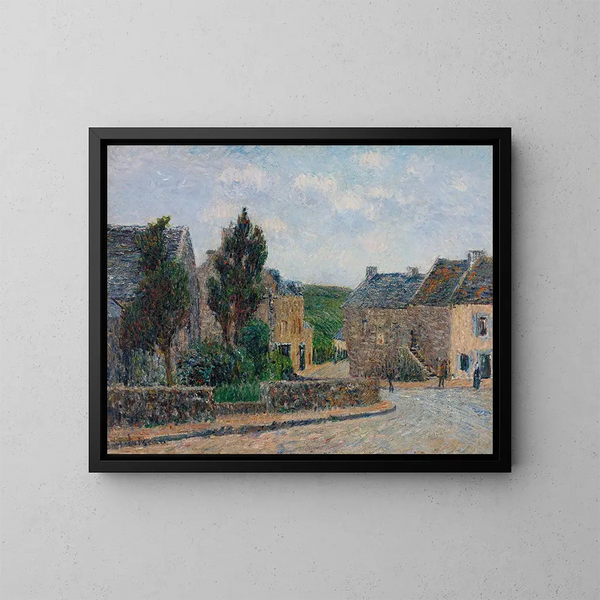 Rue Saint-Lunaire - Gustave Loiseau — gerahmtes Bild an der Wand