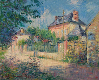 Rue de village - Gustave Loiseau — Ansicht des Kunstwerks