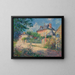 Rue de village - Gustave Loiseau — gerahmtes Bild an der Wand