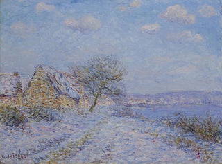 Gustave Loiseau - TournedossurSeine neige givre soleil.webp