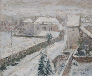 Ansicht von Triel im Schnee - Gustave Loiseau — Ansicht des Kunstwerks
