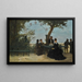 Das Abendessen auf der Terrasse - Gustave Maincent — gerahmtes Bild an der Wand