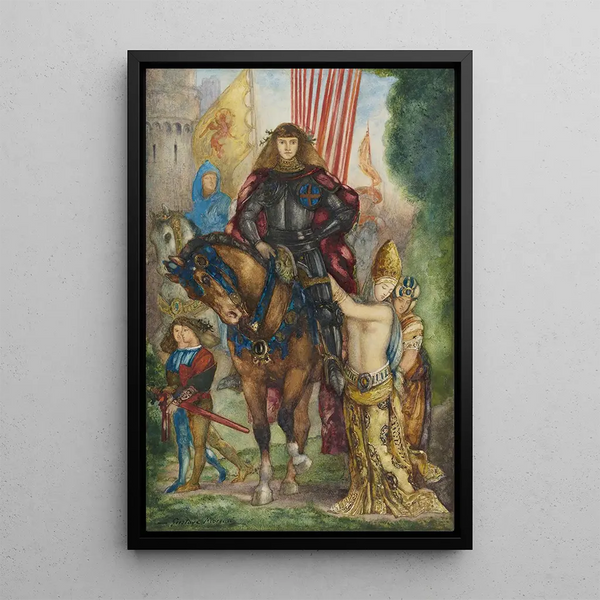 Retre et captives - Gustave Moreau — gerahmtes Bild an der Wand