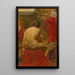 Modell - Gustave Vanaise — gerahmtes Bild an der Wand