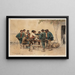 Spieler von Morra - Gustavo Simoni — gerahmtes Bild an der Wand