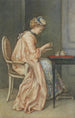 Erwartung - Gustavus Arthur Bouvier — Ansicht des Kunstwerks