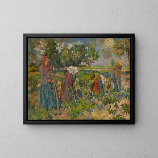 Intensiv-Entfernung von Unkraut - Gustav Mahler — gerahmtes Bild an der Wand
