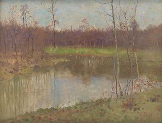 Landschaft mit einem Fischteich - Gustav Mahler — Ansicht des Kunstwerks