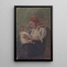 Mutter mit Kind - Gustav Mahler — gerahmtes Bild an der Wand