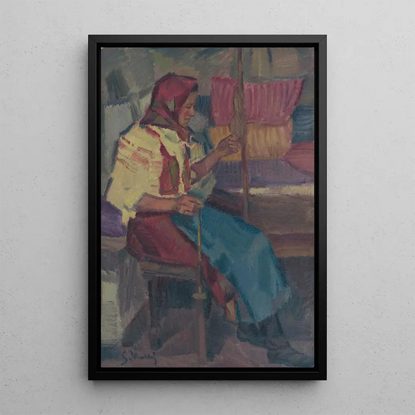 Fileuse de Mork Hj - Gustav Mahler — gerahmtes Bild an der Wand