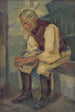 Studie eines alten Mannes sitzend - Gustav Mahler — Ansicht des Kunstwerks