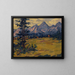 Landschaft der Tatra - Gustav Mahler — gerahmtes Bild an der Wand