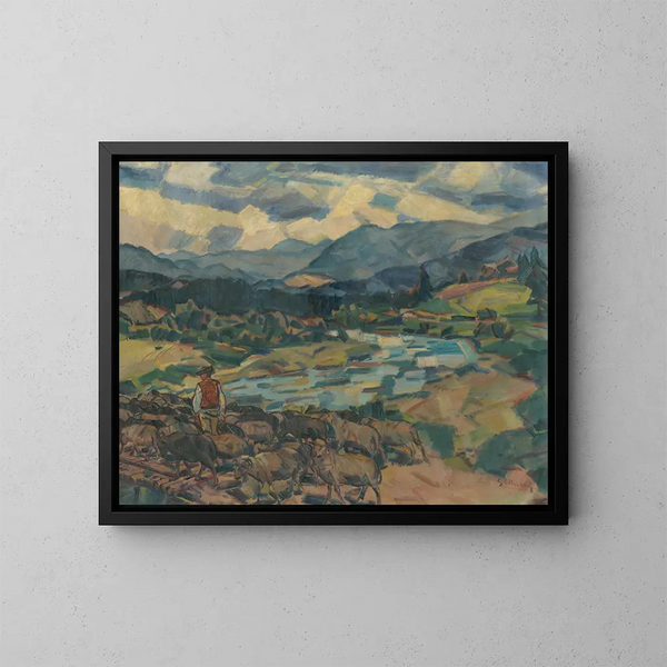 Au pré - Gustav Mahler — gerahmtes Bild an der Wand