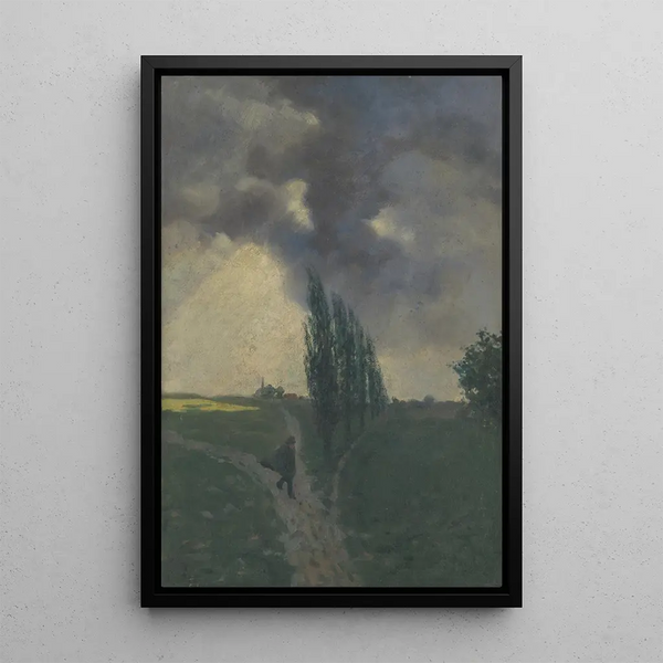In Nebel - Gustav Mahler — gerahmtes Bild an der Wand