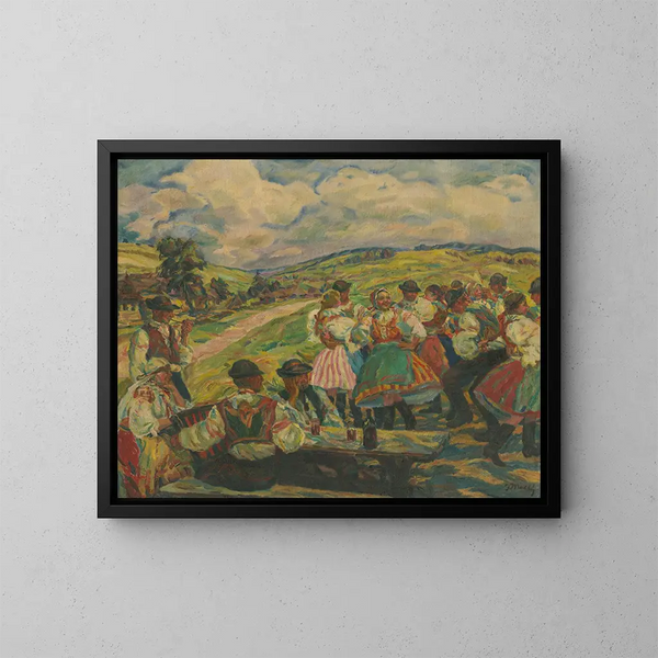 Danse de village - Gustav Mahler — gerahmtes Bild an der Wand
