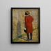Panneau d'affichage - Guy Pène du Bois — gerahmtes Bild an der Wand