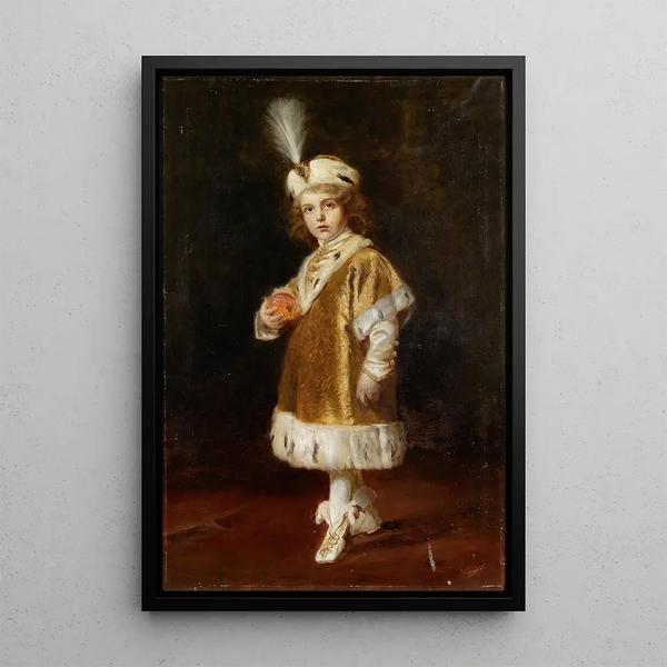 Prinz-Erbe Otto - Gyula Benczúr — gerahmtes Bild an der Wand