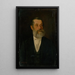 Portrait eines alten Mannes mit grauem Bart - Gyula Stetka — gerahmtes Bild an der Wand
