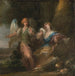 HAGAR und der L in einer Höhle - Italienische Schule — Ansicht des Kunstwerks