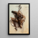 H Volaille suspendue - H Raymond — gerahmtes Bild an der Wand