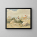 Die Freuden der Jagd - Hablot Knight Browne — gerahmtes Bild an der Wand