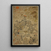 Geburt des Buddha - Hanegawa Chinchō — gerahmtes Bild an der Wand