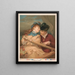 Ein ruhiges Tratschen - Hangard Mauge — gerahmtes Bild an der Wand