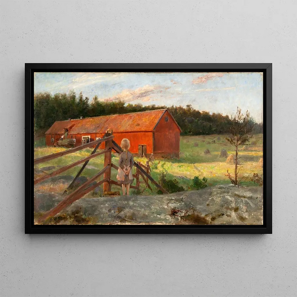 La Ferme - Hanna Hirsch-Pauli — gerahmtes Bild an der Wand